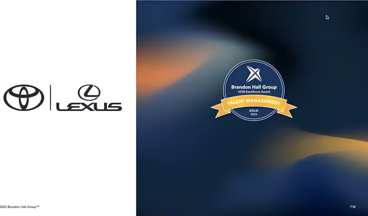 Toyota, Lexus ve Brandon Hall logosu